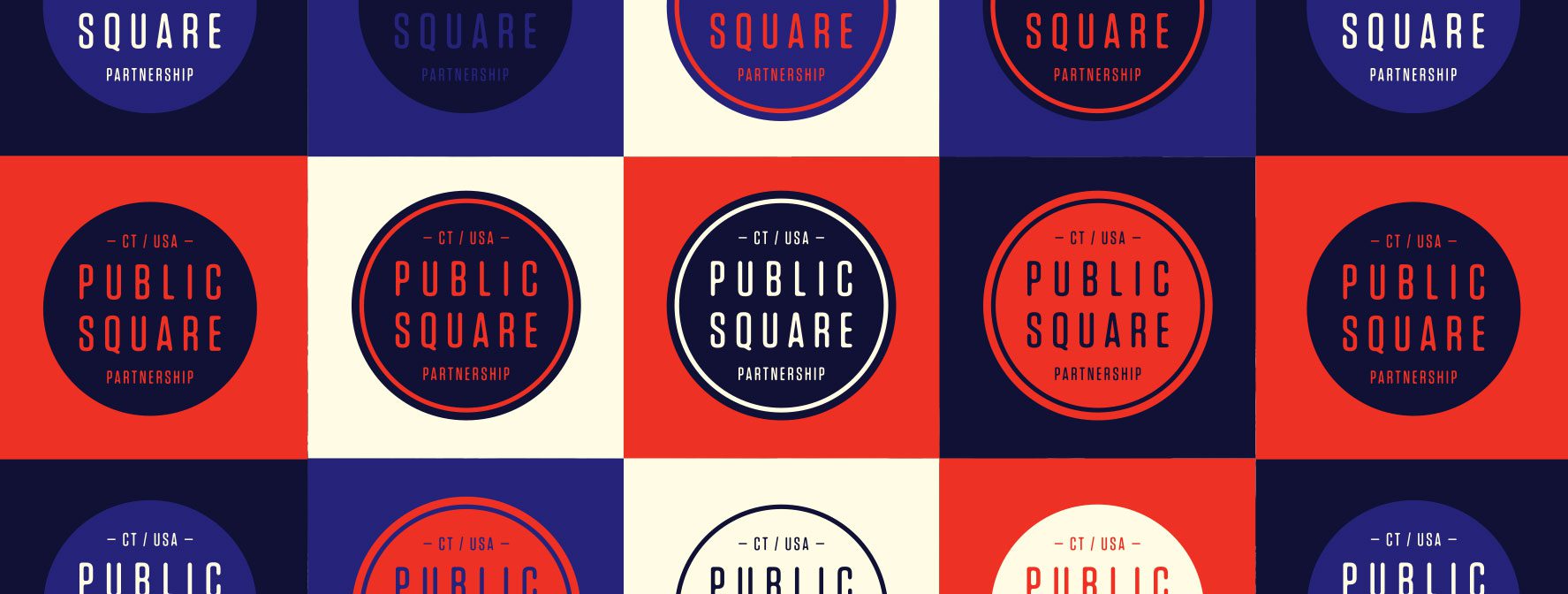A series of squares with the words public square in them.