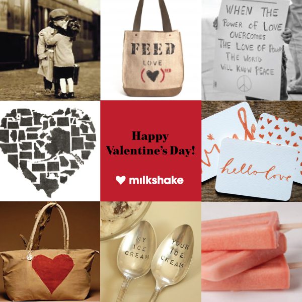 A collage of different items for valentine 's day.