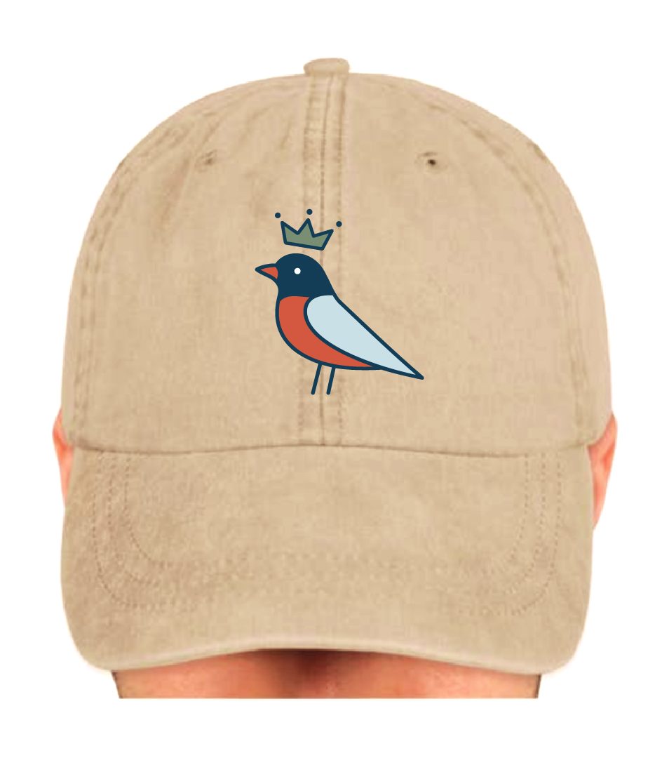 A bird with a crown on it's head.